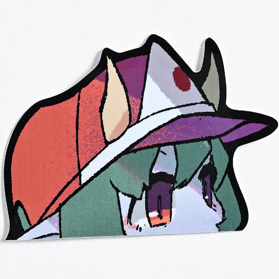 Oni Peeker Sticker